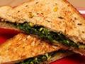 Corn Spinach Sandwich