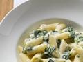 Pasta With Creamy Spinach Sauce