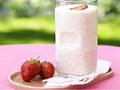 Strawberry ice cream shake
