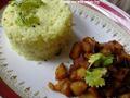 Rice With Potato Fry