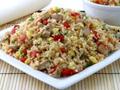 Red fried rice