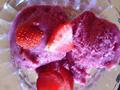 Vegan Strawberry Sorbet