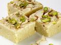 PISTACHIO AND COCONUT BARFI