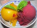 Mango Raspberry Sorbet