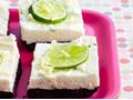 WHITE CHOCOLATE AND LIME CHEESECAKE BARS