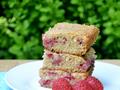 Raspberry Blondies