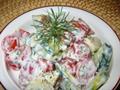 Cucumber Tomato Dill salad