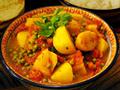 Curried Potatoes & Peas