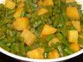 French Beans Aloo (Beans-Potato)