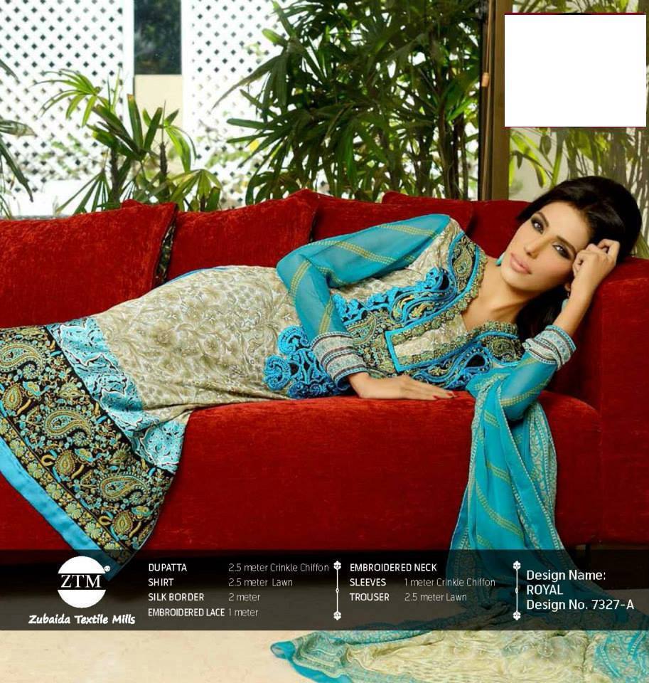 ZINNIA By ZTM Eid Collection 2013